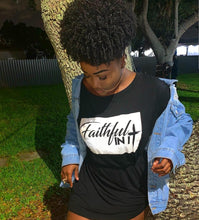 Load image into Gallery viewer, &quot;Faithful In It&quot; Woman&#39;s T-Shirt Dress