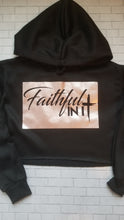 Load image into Gallery viewer, &quot;Faithful In It&quot; Rose Gold Crop Top Sweater