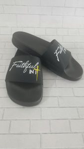 "Faithful In It" Black Logo Slide