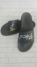 Load image into Gallery viewer, &quot;Faithful In It&quot; Black Logo Slide