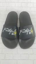 Load image into Gallery viewer, &quot;Faithful In It&quot; Black Logo Slide