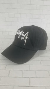 "Faithful In It" Blk & White Dad Hat