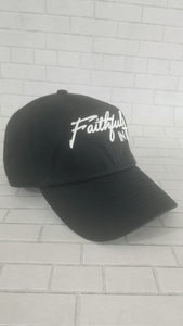 "Faithful In It" Blk & White Dad Hat