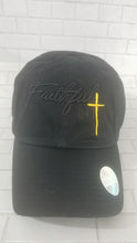 Load image into Gallery viewer, &quot;Faithful In It&quot; Blk &amp; Yellow Hat